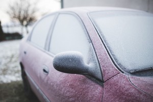 car winter frost