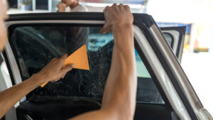 Window Tinting Instalation