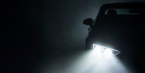 HID lighting of a car