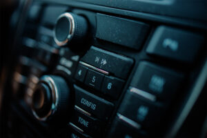 Car Audio close up